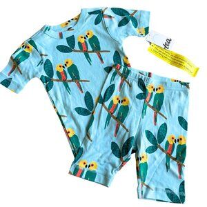 NEW Tea Collection 100% Cotton In Your Dreams Jandaya Parakeets PJs Pajama Set